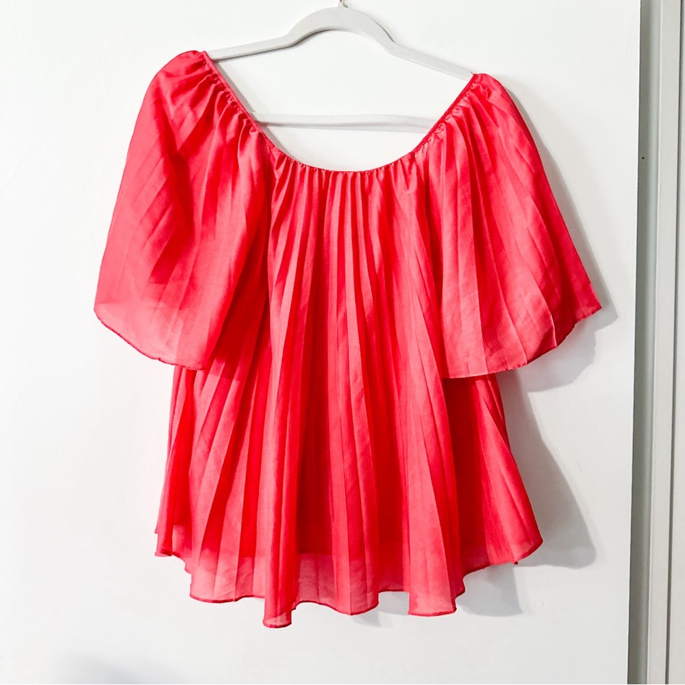 Sezane Romy Blouse Poppy Size 34 US 2 - Picture 2 of 7